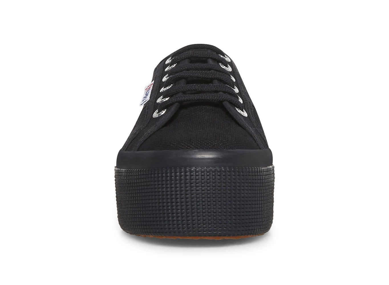 Superga Plataforma Mujer Negras - 2790 Cotw - 105976NGT